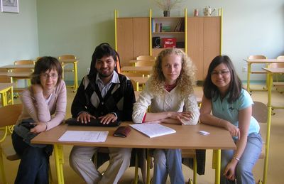 Studenci z Azji i Europy w Lubaniu